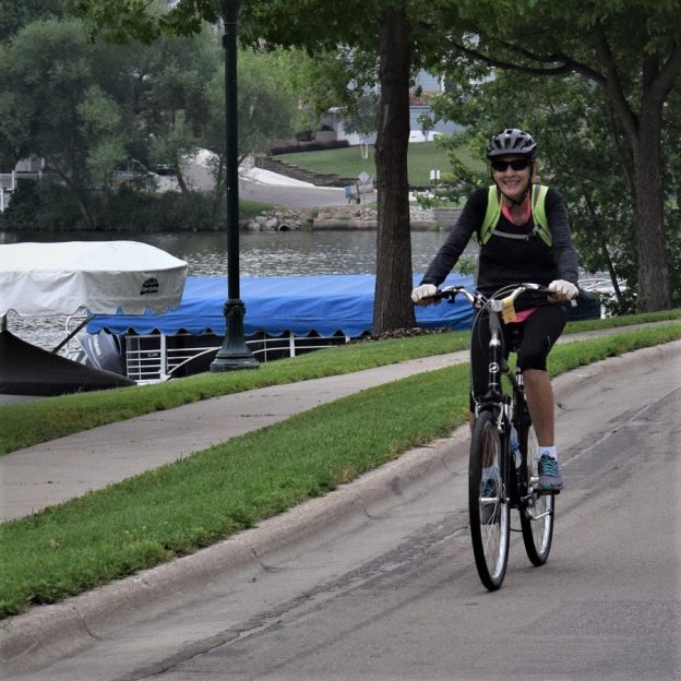 Today's bike pic, digging through the archives, we found this biker chick riding last years Rock N' Roll the Lakes, in Albert Lea MN.