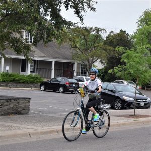 An electric bike is perfect for commuting to work.