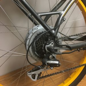 Rear motor system for an electric bike