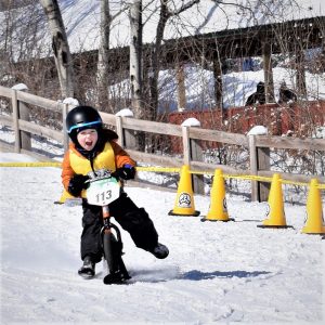 One of the coolest races that puts more kids on bikes. The Strider Snow Cup, with skis attached to the bike wheels, produces a lot of winners.