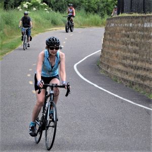 Today's bike pic, digging through the archives, we found this biker chick riding last years Tour D' Amico, out of Golden Valley MN.