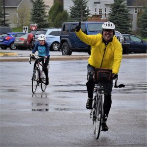Its Bike Pic Thursday, with fond springtime memories as the March rains continue to melt down our snow levels.