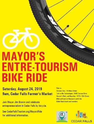 Cedar Falls Mayor\'s Entre-Tourism Bike Ride