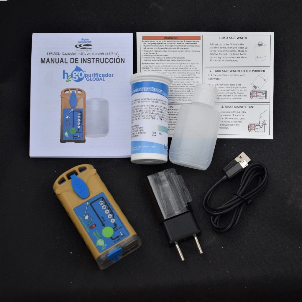 Finding safe drinking water was easy with the H2gO Purifier