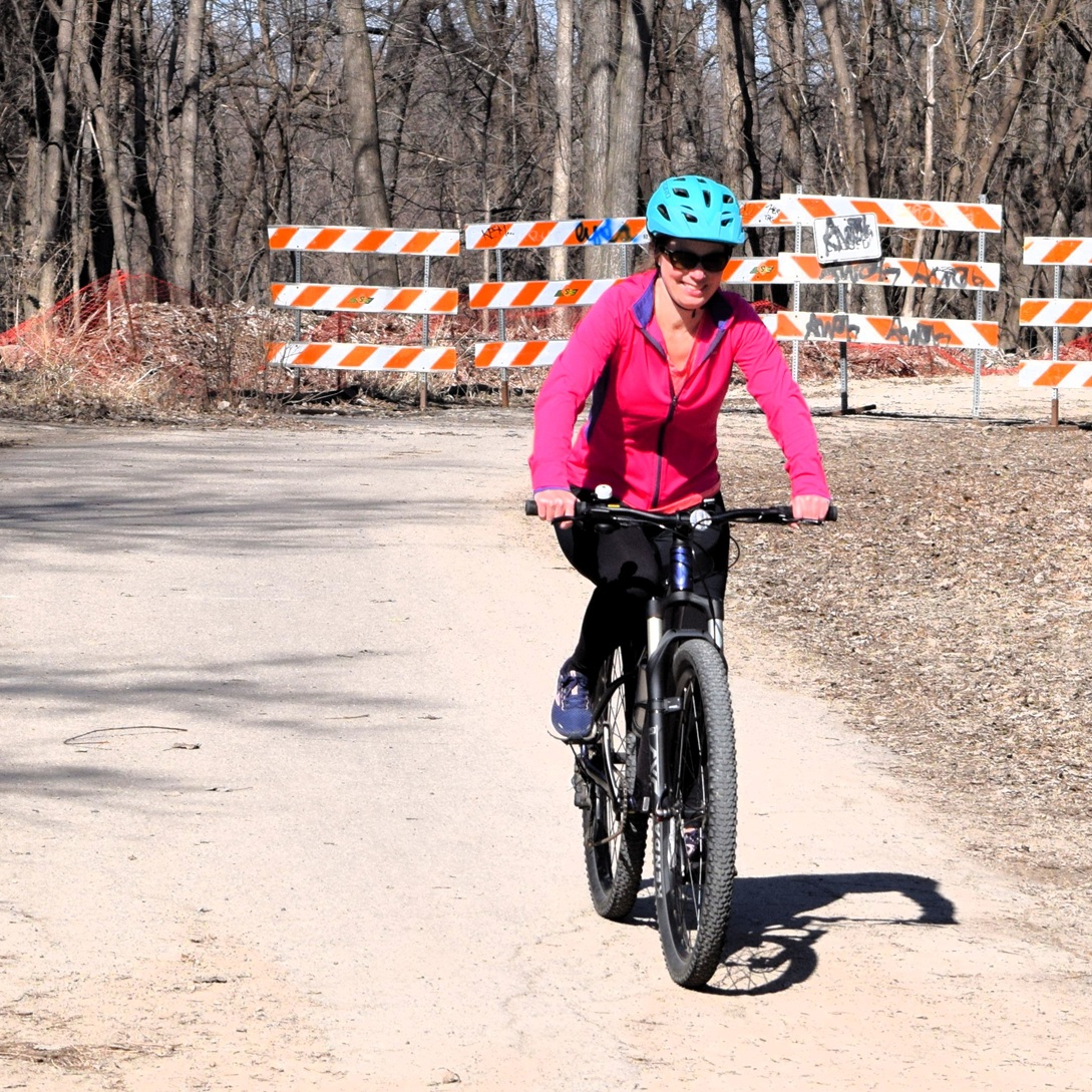 Bike Pic April 8, riding into a warm ’30 Days of Biking’