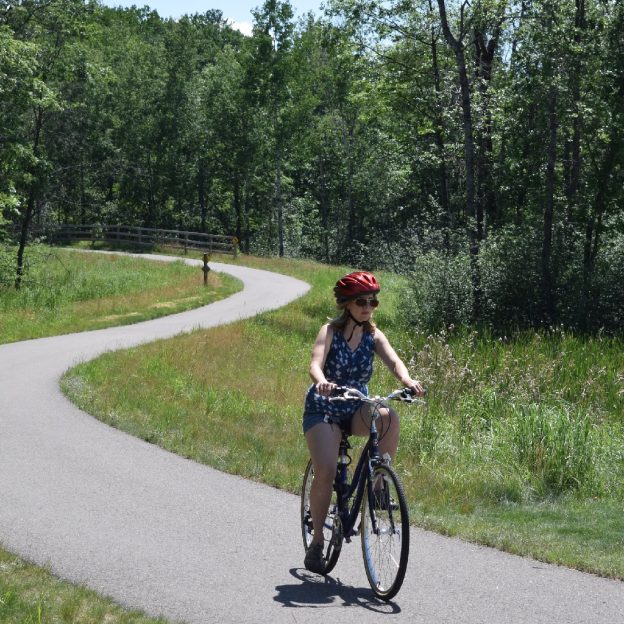 Explore Minnesota's paved and surface bike trails