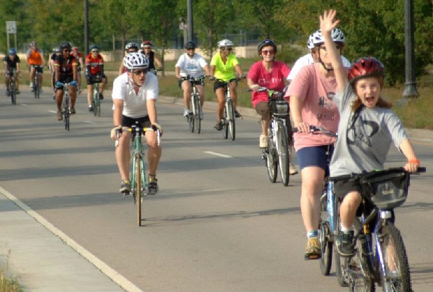 Everyone riding the Saint Paul Classic find the routes scenic and friendly.