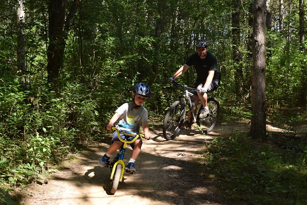 All ages and abilities are finding the trails and parks here in the Twin Cities fun. 